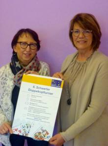 Rosi Schrezenmaier und Britta Hesselbach-Komander vom Lionsclub Schwerte - Caelestia freuen sich schon auf viele Doko-Freunde Rosi Schrezenmaier und Britta Hesselbach-Komander vom Lionsclub Schwerte - Caelestia freuen sich schon auf viele Doko-Freunde