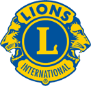 Das Lions Logo anstelle des Bilds der Übergabe mit Masken und Sicherheitsabstand