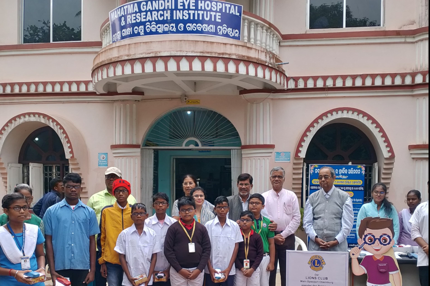 Aktionstag in der Mahatma Gandhi Augenklinik
