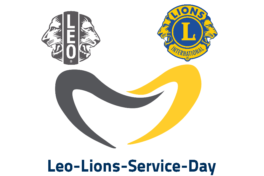 Auf dem Bild ist das Leo Logo und das Lions Logo abgebildet.