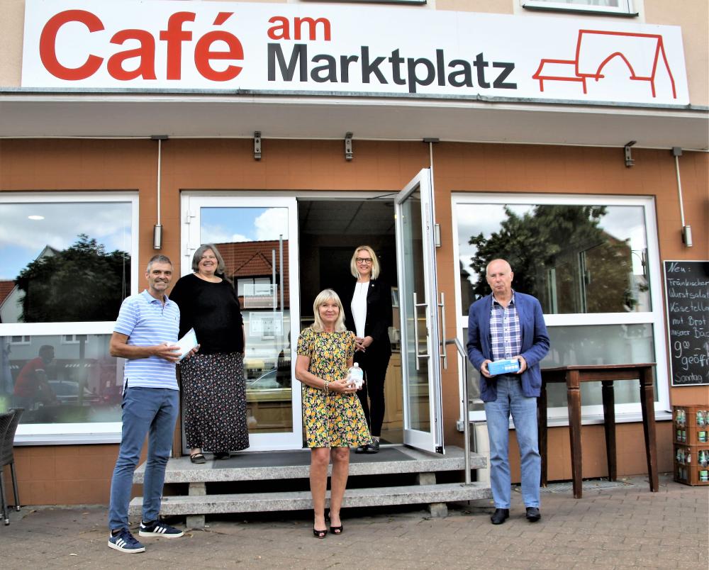Michael Thiem, Inge Weber, IPDG Manuela Neuner (BN), PDG Sigrid Thiem (BN), Werner Kinkel (v. l.).
